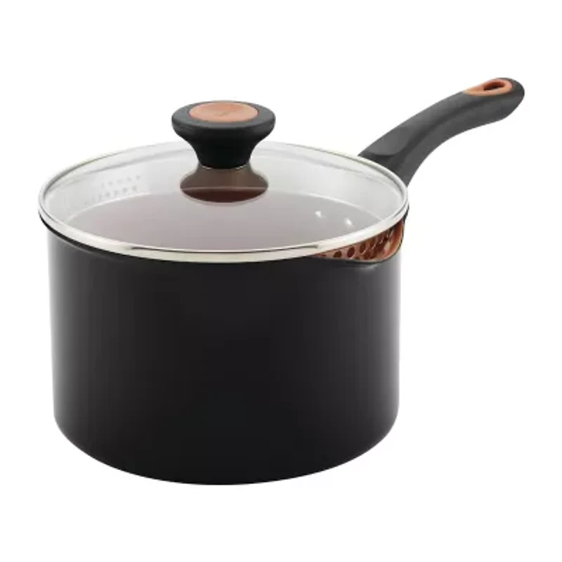 Farberware Glide Copper Ceramic 3-qt Saucepan with Lid