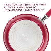 Rachael Ray Create Delicious 9.5" Non-Stick Deep Skillet with Lid