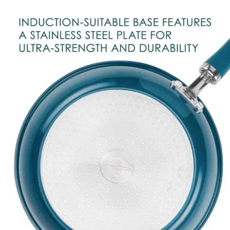 Rachael Ray Create Delicious 9.5" Non-Stick Deep Skillet with Lid