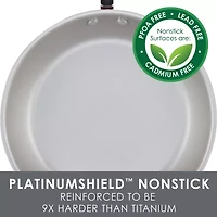 Rachael Ray Create Delicious 9.5" Non-Stick Deep Skillet with Lid