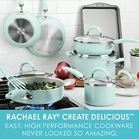 Rachael Ray Create Delicious 13-pc. Aluminum Non-Stick Cookware Set