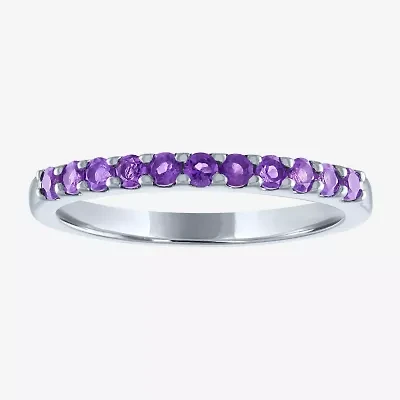 Gemstone Sterling Silver Stackable Ring