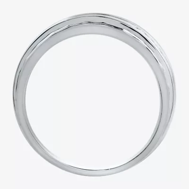 1/2 CT. T.W. Lab-Grown (H-I / I1) Diamond Wedding Band 10K White or Yellow Gold