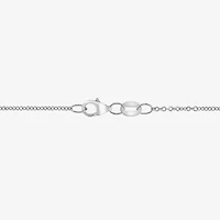 Effy  Womens 1/10 CT. T.W. Natural Diamond Sterling Silver Cross 16 Inch Pendant Necklace