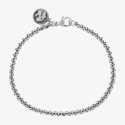 Effy  Mens Sterling Silver 8 1/2 Inch Box Chain Bracelet