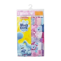 Blue'S Clue'S Toddler Girls 7 Pack Brief Panty Tgup3113