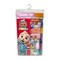 Cocomelon Toddler Girls Cocomelon 7 Pack Brief Panty Tgup4852