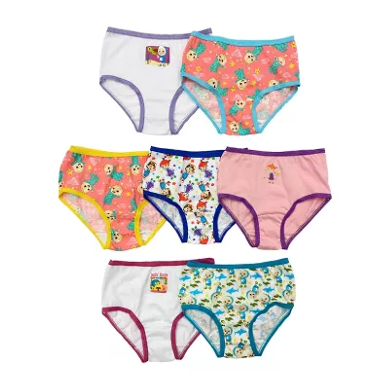 Cocomelon Toddler Girls Cocomelon 7 Pack Brief Panty Tgup4852