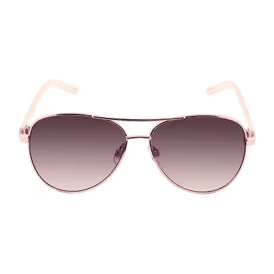Liz Claiborne Womens UV Protection Aviator Sunglasses