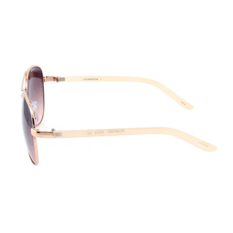 Liz Claiborne Womens UV Protection Aviator Sunglasses