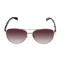 Liz Claiborne Womens UV Protection Aviator Sunglasses