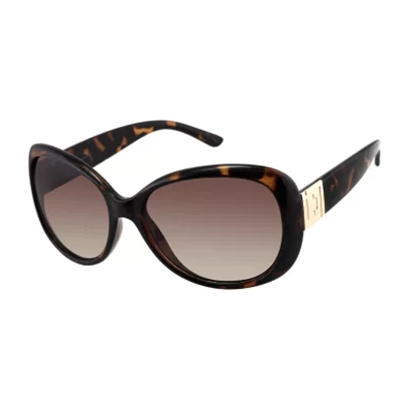 Liz Claiborne Womens UV Protection Rectangular Sunglasses