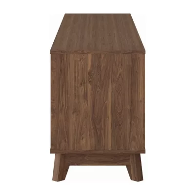 Hollywood TV Stand with Flared Wood Legs