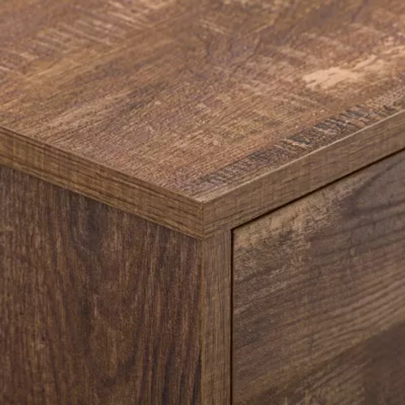 Hollywood TV Stand with Flared Wood Legs