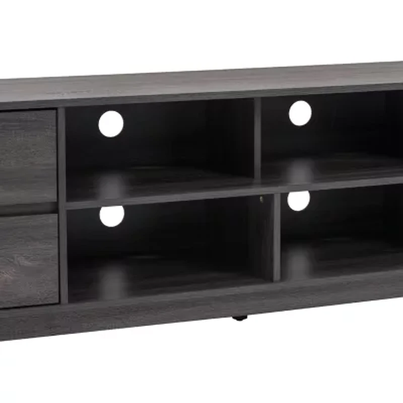 Hollywood TV Stand with Flared Wood Legs