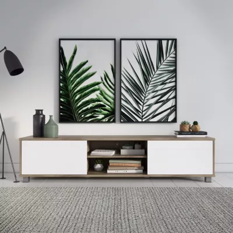 Hollywood TV Stand with Pillar Legs