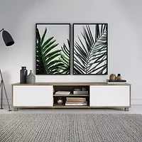 Hollywood TV Stand with Pillar Legs