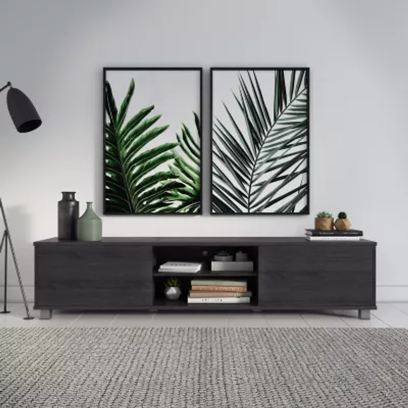 Hollywood TV Stand with Pillar Legs