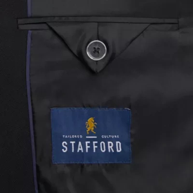 Stafford Mens Stretch Fabric Regular Fit Sport Coat