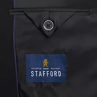 Stafford Mens Stretch Fabric Regular Fit Sport Coat