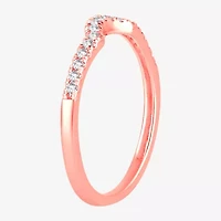 2MM 1/8 CT.T.W. Natural Diamond 10K Gold Wedding Band
