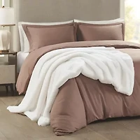 Madison Park Sienna Faux Fur Washable Midweight Throw