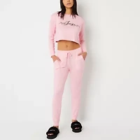 Juicy By Juicy Couture Womens Crew Neck Long Sleeve 2-pc. Pajama Sets