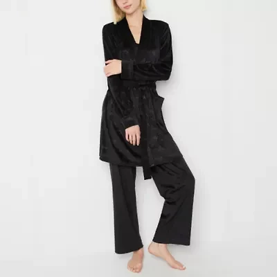 Juicy By Couture Womens Long Sleeve 3-pc. Pajama Sets