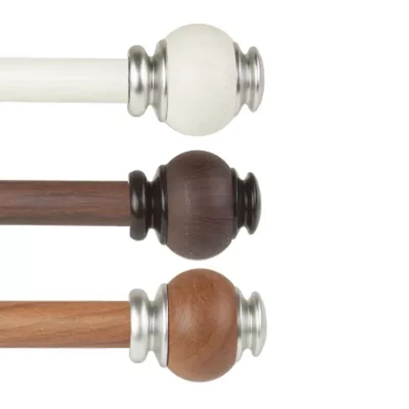 Rod Desyne Marble 1 Adjustable Curtain