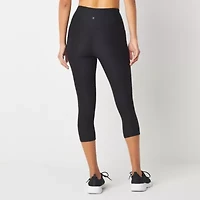 Xersion EverContour High Rise Stretch Fabric Quick Dry Workout Capris