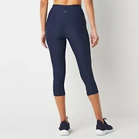 Xersion EverContour High Rise Stretch Fabric Quick Dry Workout Capris