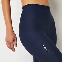 Xersion EverContour High Rise Stretch Fabric Quick Dry Workout Capris