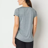 Xersion Womens Performance V Neck Short Sleeve T-Shirt