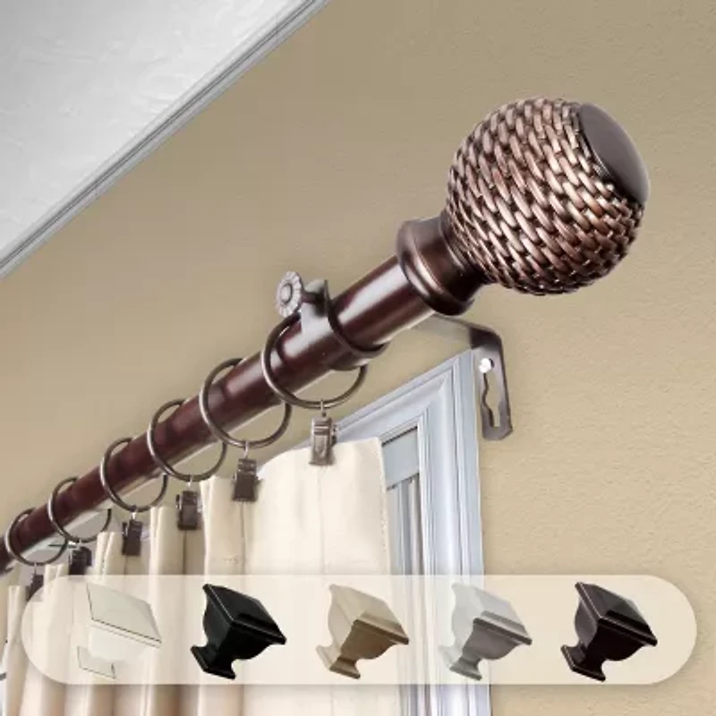 Rod Desyne Bala 1 Adjustable Curtain