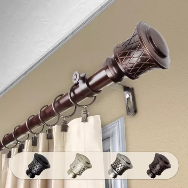 Rod Desyne Olympia 1 Adjustable Curtain