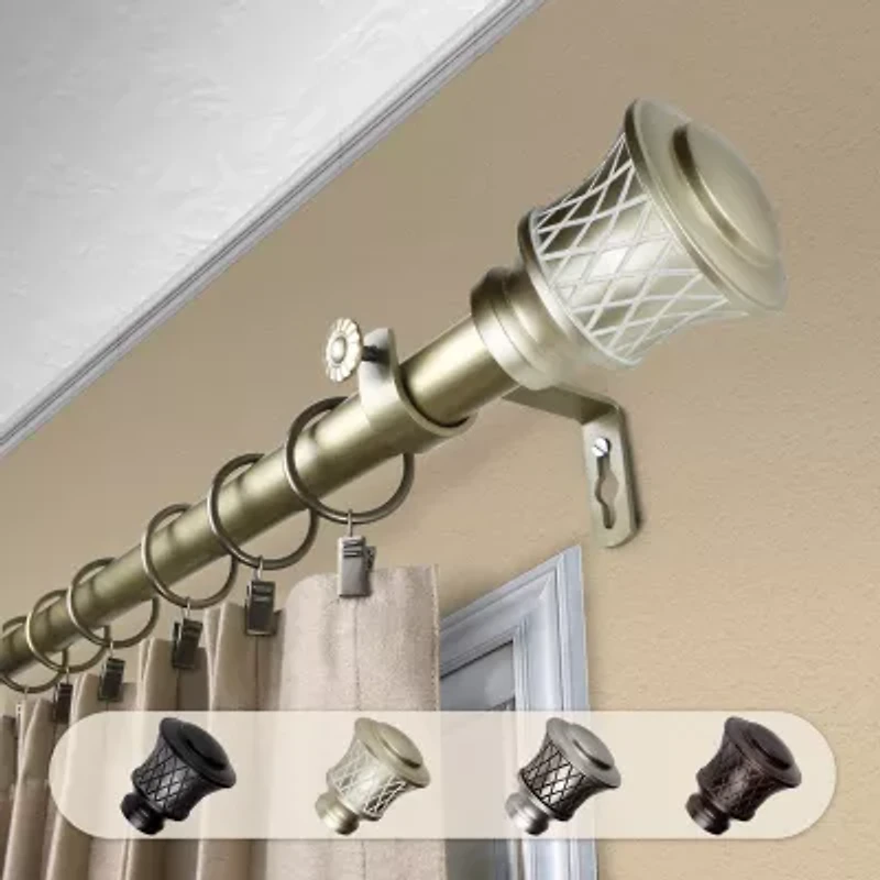 Rod Desyne Olympia 1 Adjustable Curtain