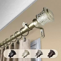 Rod Desyne Olympia 1 Adjustable Curtain