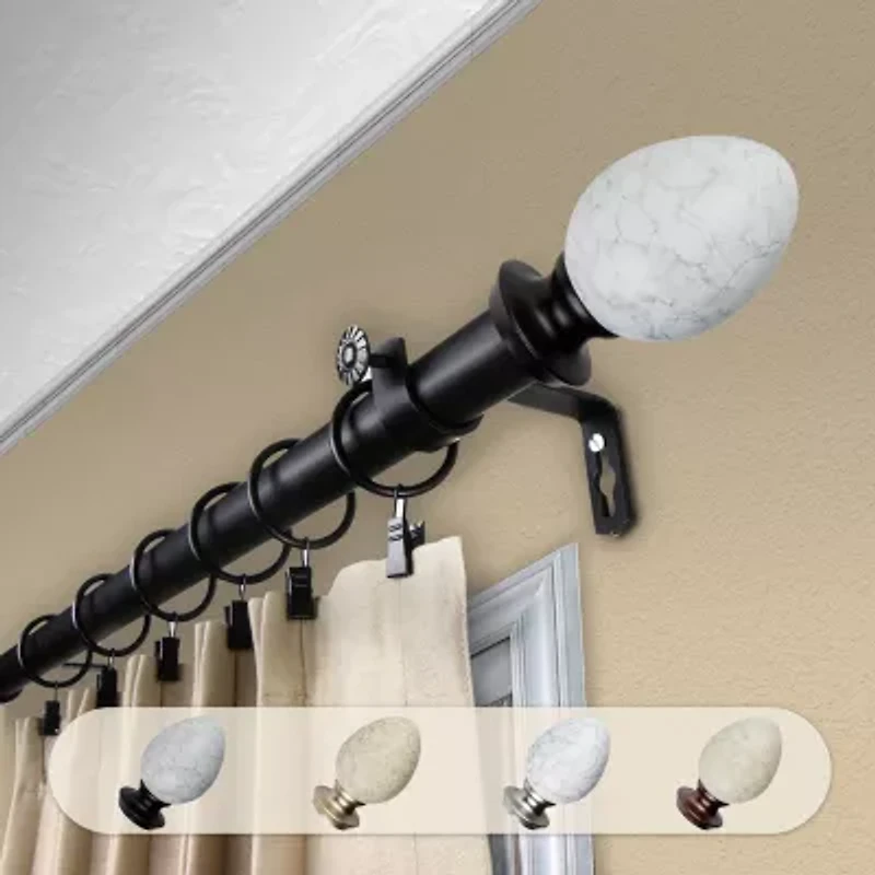 Rod Desyne Ovate 1 Adjustable Curtain