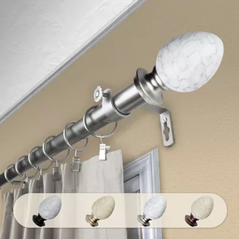 Rod Desyne Ovate 1 Adjustable Curtain