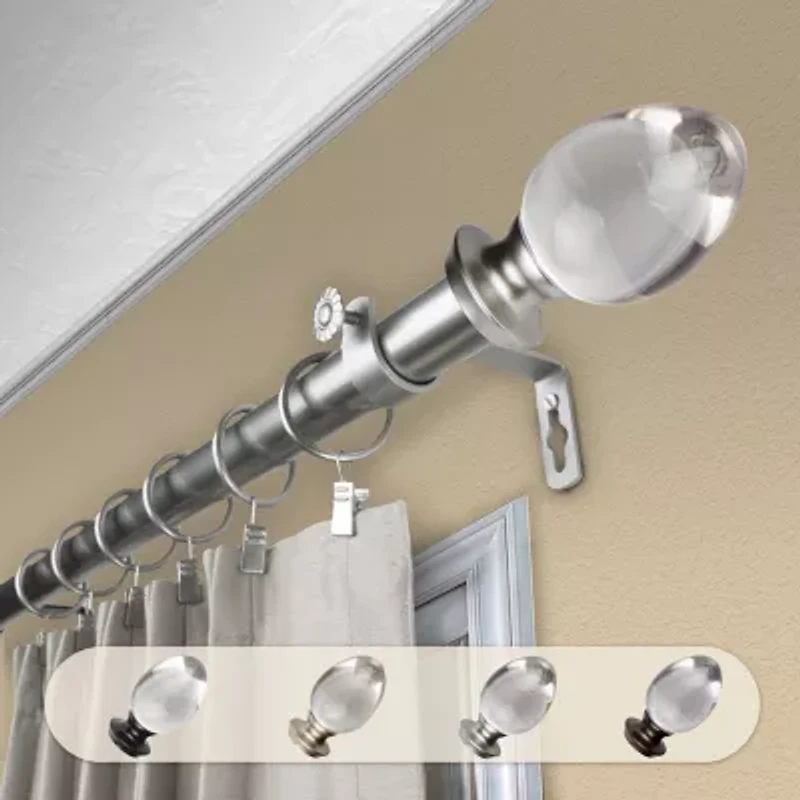 Rod Desyne Eileen 1 Adjustable Curtain