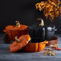 Smith & Clark Cast Iron Pumpkin Harvest 4-qt. Dutch Oven