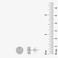 TruMiracle® 1/2 CT. T.W. Round White Natural Diamond 10K Gold Stud Earrings