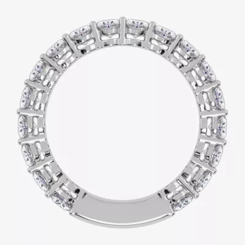 (G / Vs2-Si1) Womens 4MM 2 3/4 CT. T.W. Lab Grown White Diamond 14K Gold Wedding Band