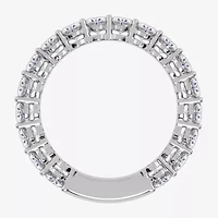 (G / Vs2-Si1) Womens 4MM 2 3/4 CT. T.W. Lab Grown White Diamond 14K Gold Wedding Band