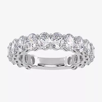 (G / Vs2-Si1) Womens 4MM 2 3/4 CT. T.W. Lab Grown White Diamond 14K Gold Wedding Band