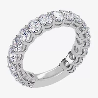 (G / Vs2-Si1) Womens 4MM 2 3/4 CT. T.W. Lab Grown White Diamond 14K Gold Wedding Band