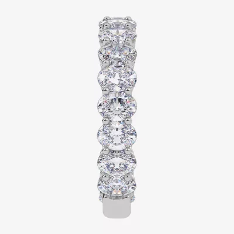 (G / Vs2-Si1) Womens 4MM 2 3/4 CT. T.W. Lab Grown White Diamond 14K Gold Wedding Band