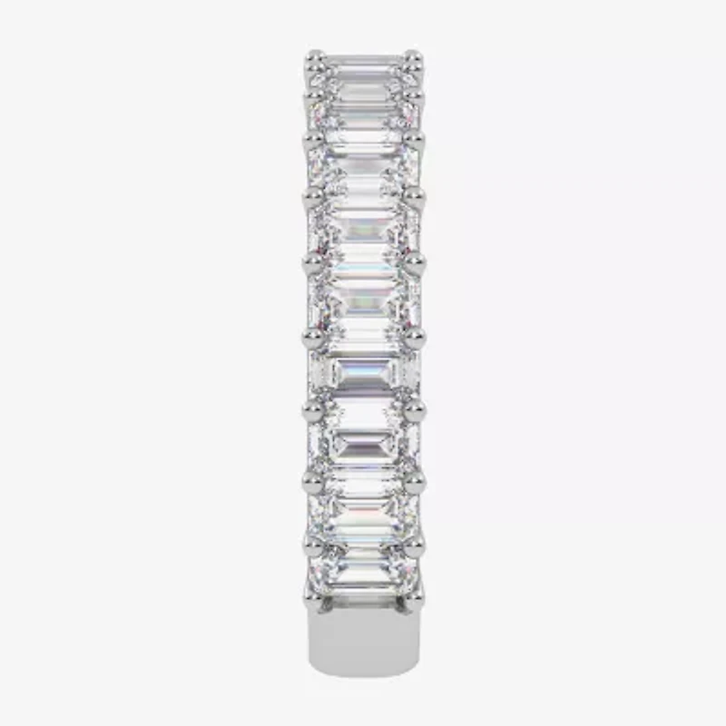 (G / Vs2-Si1) Womens 3.5MM 2 CT. T.W. Lab Grown White Diamond 14K Gold Wedding Band