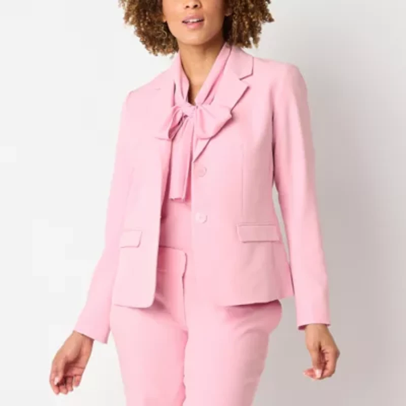 Black Label by Evan-Picone Womens Classic Fit Suit Jacket