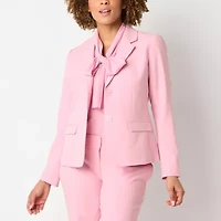Black Label by Evan-Picone Womens Classic Fit Suit Jacket